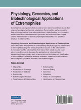 Physiology, Genomics, and Biotechnological Applications of Extremophiles