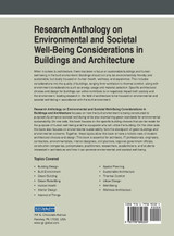 Research Anthology on Environmental and Societal Well-Being Considerations in Buildings and Architecture