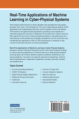 Real-Time Applications of Machine Learning in Cyber-Physical Systems