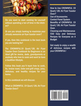 The CROWNFUL 19 Quart/18L Air Fryer Toaster Oven Cookbook for Beginners