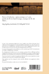 Pierre et Catherine , opéra-comique en 1 acte