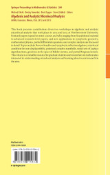 Algebraic and Analytic Microlocal Analysis Algebraic and Analytic Microlocal Analysis