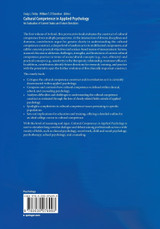 Cultural Competence in Applied Psychology