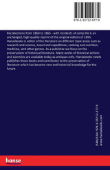 Recollections from 1860 to 1865 Recollections from 1860 to 1865