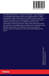 Of Parliamentary Reform Of Parliamentary Reform