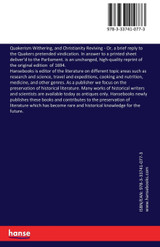 Quakerism Withering, and Christianity Reviving Quakerism Withering, and Christianity Reviving