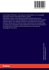 Some Modern Difficulties Some Modern Difficulties