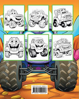 Camiones Monstruo DIVERTIDOS - Libro de colorear para niños Camiones Monstruo DIVERTIDOS - Libro de colorear para niños