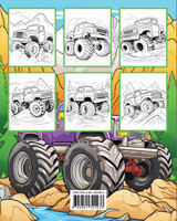 Monster Truck Coloring Book for Kids 5+ Monster Truck Coloring Book for Kids 5+