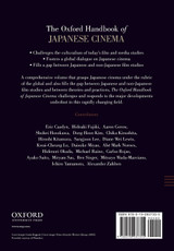 Oxford Handbook of Japanese Cinema Oxford Handbook of Japanese Cinema