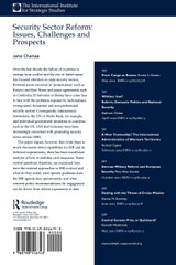 Security Sector Reform - Issues, Challenges and Prospects