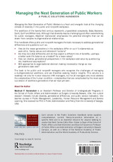 Managing the Next Generation of Public Workers