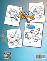 Cute Airplane Coloring Book For Kids Cute Airplane Coloring Book For Kids