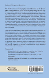 The Fundamentals of Developing Operational Solutions for the Government
