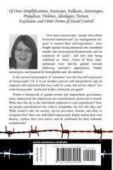 Colonized Bodies, Colonized Minds, Erased Lives - Challenging the Imperialistic Dogma Behind 'The Common Transsexual'