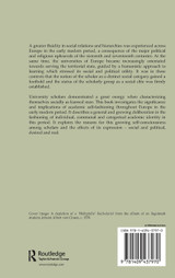 Scholarly Self-Fashioning and Community in the Early Modern University