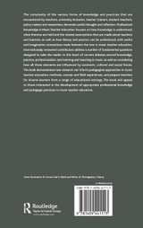 Professional Knowledge in Music Teacher Education Professional Knowledge in Music Teacher Education