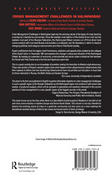 Crisis Management Challenges in Kaliningrad