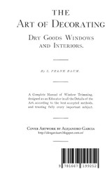 The Art of Decorating Dry Goods, Windows, and Interiors