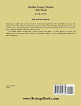 Caroline County, Virginia Order Book, 1773-1774