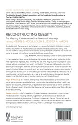 Reconstructing Obesity