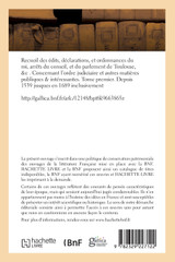 Edits, déclarations, ordonnances du roi, arrêts du conseil, et du parlement de Toulouse Edits, déclarations, ordonnances du roi, arrêts du conseil, et du parlement de Toulouse