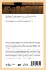 Catalogue de tableaux anciens de la collection de feu M. Berthon, de Versailles Catalogue de tableaux anciens de la collection de feu M. Berthon, de Versailles