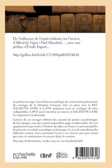 De l'influence de l'esprit militaire sur l'oeuvre d'Alfred de Vigny De l'influence de l'esprit militaire sur l'oeuvre d'Alfred de Vigny