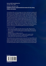 Handbook of Parent-Implemented Interventions for Very Young Children with Autism Handbook of Parent-Implemented Interventions for Very Young Children with Autism