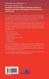 Proceedings of the 8th International Conference on Sciences of Electronics, Technologies of Information and Telecommunications (SETIT'18), Vol.1