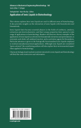 Application of Ionic Liquids in Biotechnology