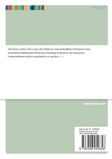 Der Konjunktiv im Schulunterricht. Ein Vergleich zweier Schulgrammatiken