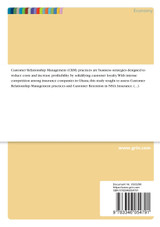 Customer Relationship Management and Customer Retention Customer Relationship Management and Customer Retention