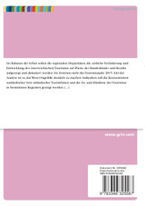 Tourismusstatistik. Regionale Disparitäten und Entwicklung des Tourismus in Österreich Tourismusstatistik. Regionale Disparitäten und Entwicklung des Tourismus in Österreich