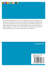 Autonomieanspruch von Künstlerinnen im 19. Jahrhundert. War Louise Seidler Goethes Malerin?