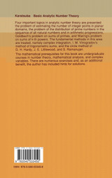 Basic Analytic Number Theory