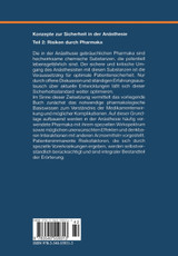 Konzepte zur Sicherheit in der Anästhesie