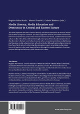 Media Literacy, Media Education and Democracy in Central and Eastern Europe Media Literacy, Media Education and Democracy in Central and Eastern Europe