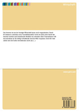 Geschäftsmodelle im Internet Geschäftsmodelle im Internet