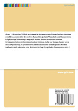 Die Kreditvergabe der Banken im Kontext der globalen Finanz- und Wirtschaftskrise Die Kreditvergabe der Banken im Kontext der globalen Finanz- und Wirtschaftskrise