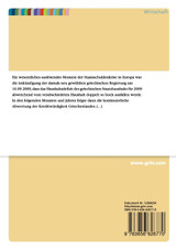 Die Bilanzierung von Staatsanleihen vor dem Hintergrund der europäischen Staatsschuldenkrise Die Bilanzierung von Staatsanleihen vor dem Hintergrund der europäischen Staatsschuldenkrise