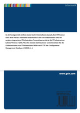 Das CMDB System als Grundlage zur Dokumentation von IT-Landschaften