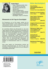 Klimawandel und die Frage der Gerechtigkeit Klimawandel und die Frage der Gerechtigkeit