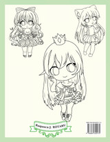 CHIBI GIRLS COLORING BOOK CHIBI GIRLS COLORING BOOK