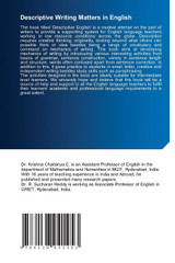 Descriptive Writing Matters in English