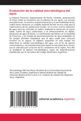 Evaluación de la calidad microbiológica del agua Evaluación de la calidad microbiológica del agua
