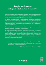 Logística inversa en la gestión de la cadena de suministro Logística inversa en la gestión de la cadena de suministro