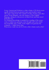 Essays Ancient and Modern