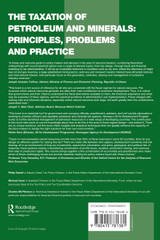 The Taxation of Petroleum and Minerals The Taxation of Petroleum and Minerals