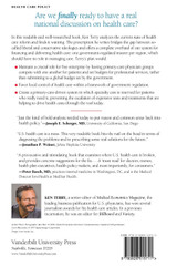 Rx for Health Care Reform